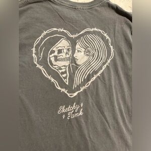 Sketchy Tank T-shirt Women’s Small (fits Med).